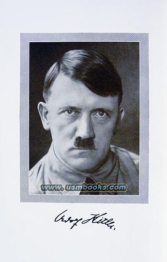 Hitler frontispiece portrait